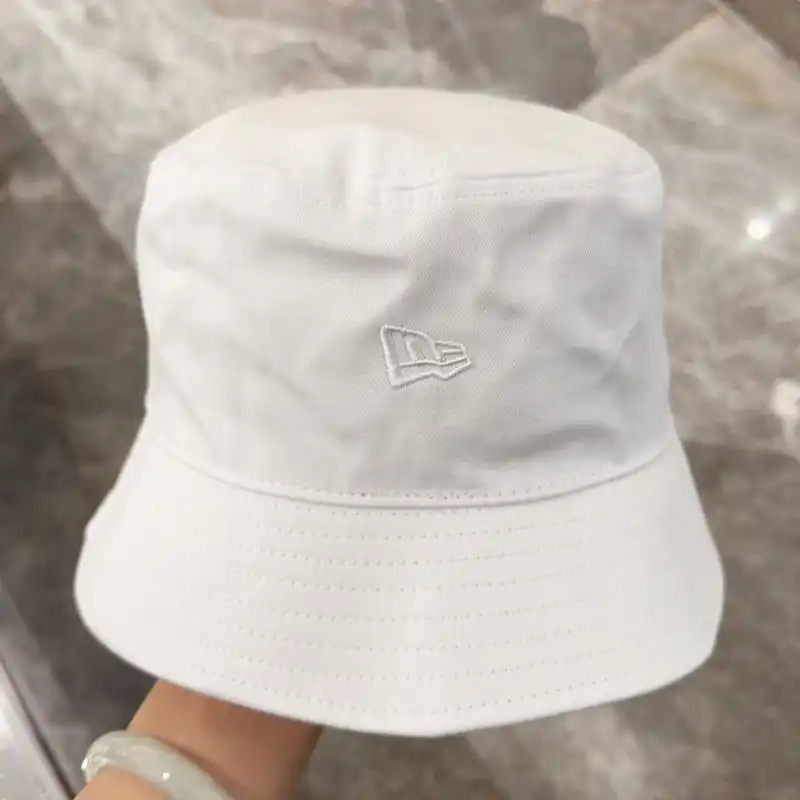 CHEAP Saint Laurent x New Era Cassandre Bucket Hat In Canvas White 0126