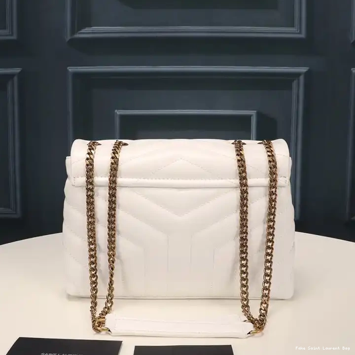 CHEAP Bag Leather Gold Small Loulou In Y Chain Matelasse Saint White Laurent 0211