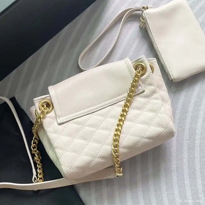 CHEAP Laurent Mini White In Bag Nolita Lambskin Saint Diamond-Quilted 0212