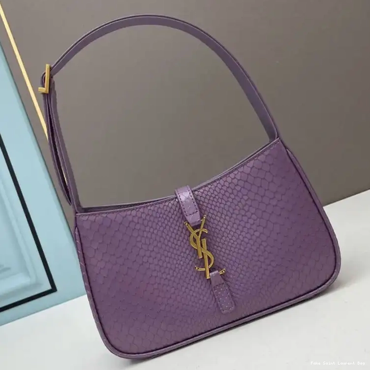 CHEAP Python Hobo Laurent Gold Le 7 Saint Leather Purple Bag 5 In A 0215