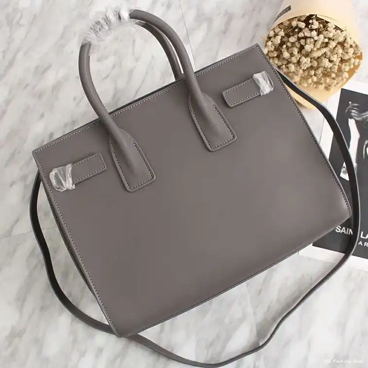 CHEAP In Saint Bag Laurent Sac De Grey Jour Leather Small 0208